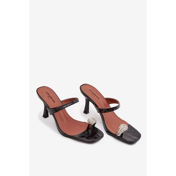  Dámske lodičky na podpätku BOTO LORISSA 41452 BLACK 