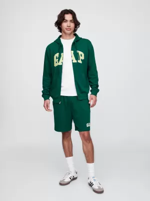 Pánska mikina GAP FULLZIP LOGO HOODIE 868454-16 RAIN FOREST