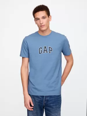 Pánske tričko GAP NEW ARCH LOGO TEE 570044-36 SOFT CORNFLOWER