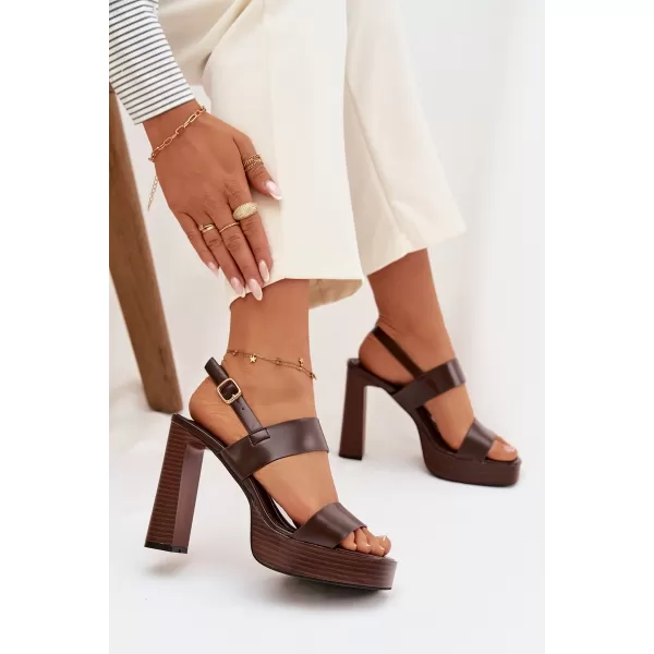  Dámske sandále BOTO HANELIA 41462 BROWN 
