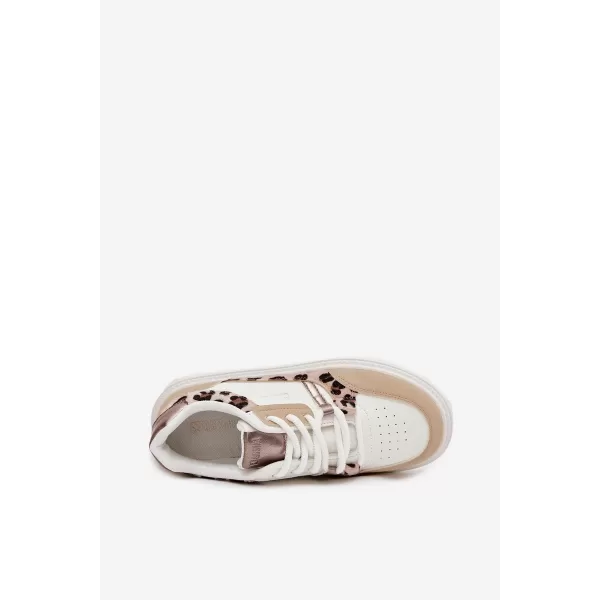  Dámske tenisky BIG STAR SS274357 WHITE/BEIGE Big Star Shoes 