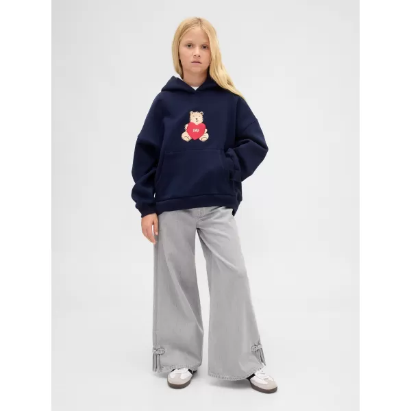  Detská mikina GAP LOGO HOODIE PULLOVER 847141-01 NAVY UNIFORM 