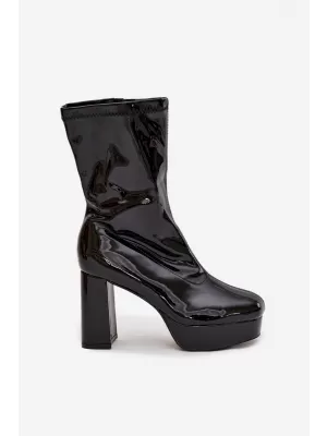 Dámske topánky na podpätku BOTO CALVESSA 39545 BLACK