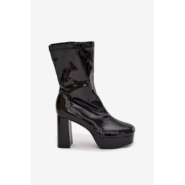  Dámske topánky na podpätku BOTO CALVESSA 39545 BLACK 