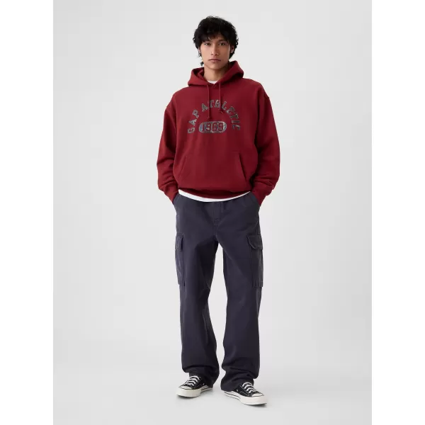  Pánska mikina GAP ATHLETIC ARCH PULLOVER HOODIE 534173-00 JAPONSKÁ MAPLE 