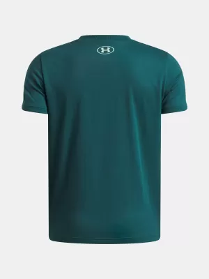 Chlapčenské tričko UNDER ARMOUR B BOXED SPORTS UPDATE SS 1388672-338 ZELENÁ