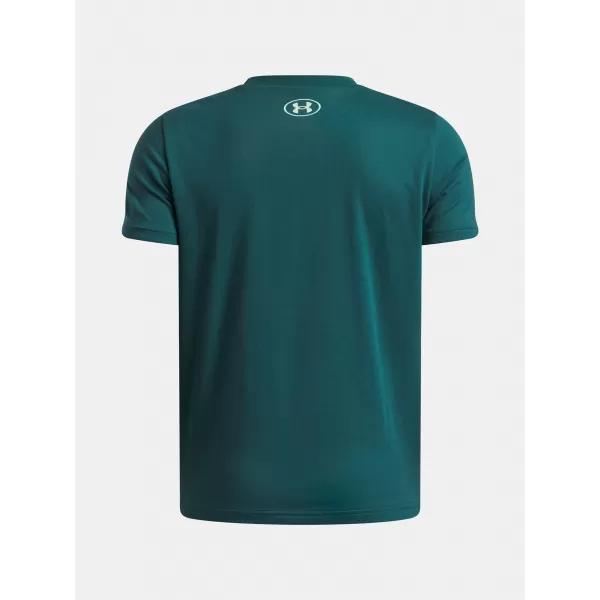  Chlapčenské tričko UNDER ARMOUR B BOXED SPORTS UPDATE SS 1388672-338 ZELENÁ 