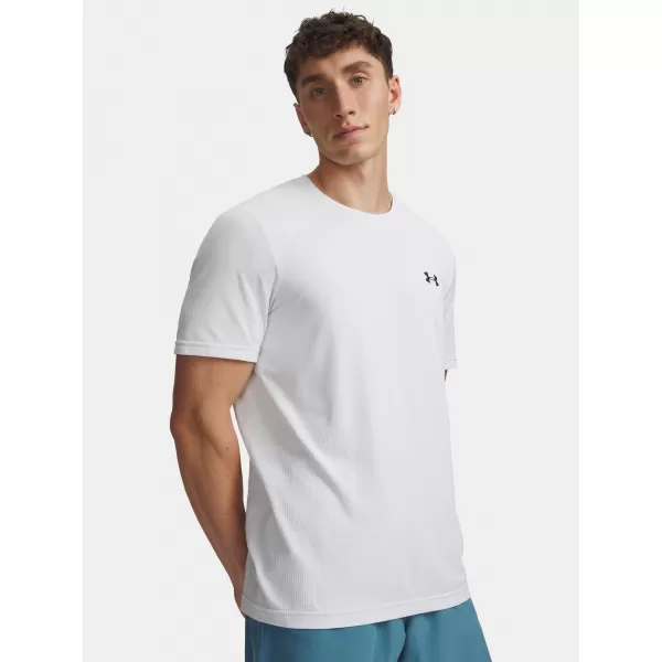  Pánske tričko UNDER ARMOUR UA VANISH ELITE SEAMLESS SS 6010591-100 BIELA 