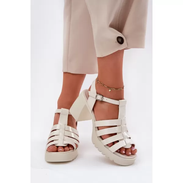  Dámske sandále VINCEZA 66621 BEIGE 