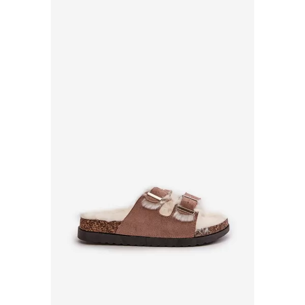  Dámske šľapky BOTO EZILENA 33315 KHAKI 