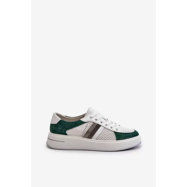  Dámske tenisky D&A LR110 WHITE/GREEN 