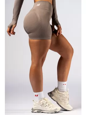 Push-up šortky s vysokým pásom POWER 893 LIGHT BROWN ASH Nebbia