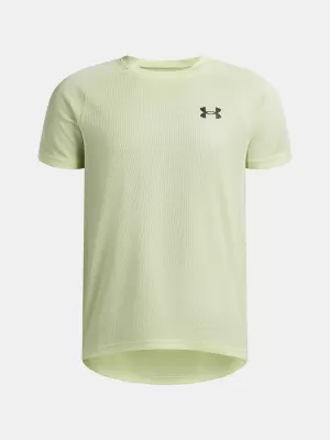 Chlapčenské tričko UNDER ARMOUR UA TECH TEXTURED SS 1382790-391 ZELENÁ
