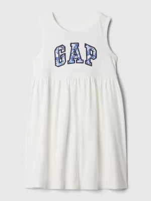 Detské šaty GAP LOGO DRESS 440825-02 NEW OFF WHITE
