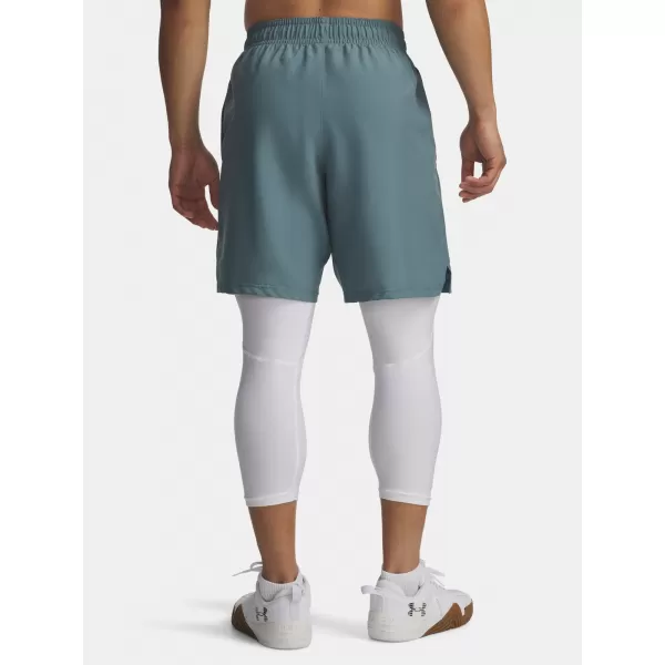  Pánske šortky UNDER ARMOUR UA TECH WOVEN WORDMARK SHORT 1383356-587 MODRÁ 