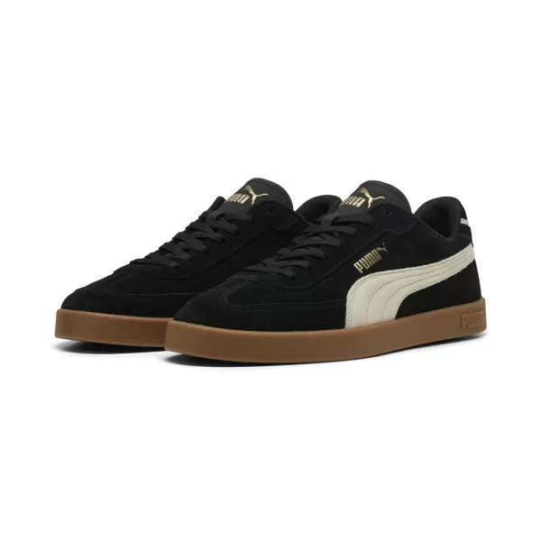  Čižmy PUMA CLUB II ERA SUEDE 400717_01 PUMA ČIERNA/ALPSKÝ SNEH/GUMA 