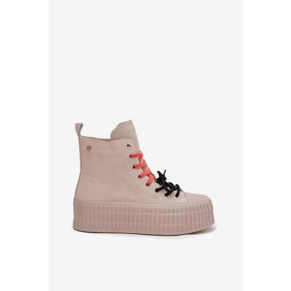  Dámske topánky GOE SS2N4047 BEIGE 