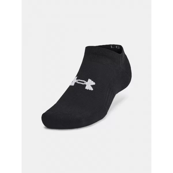 Ponožky UNDER ARMOUR UNISEX UA TC NO SHOW (3 PÁRY) 1386313-001 ČIERNA 