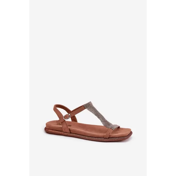  Dámske sandále ARTIKER 56C1365 BROWN 