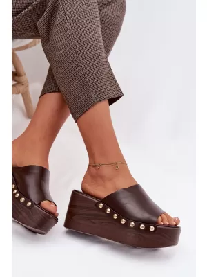 Dámske šľapky BOTO FARINELLE 41623 BROWN