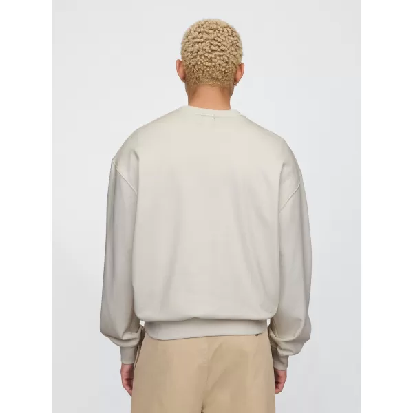  Pánska mikina GAP CLASSIC LOGO SWEATSHIRT 744748-00 CARLS STONE 