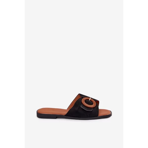 Dámske šľapky BOTO LANONI 37772 BLACK 