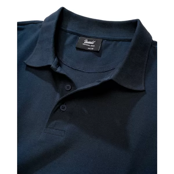  Pánske tričko s golierom BRANDIT 4215 NAVY 