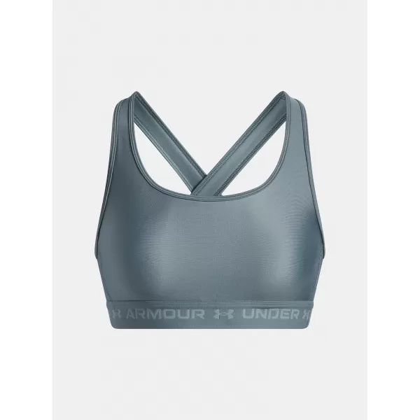  Dámska podprsenka UNDER ARMOUR CROSSBACK MID BRA 1361034-587 MODRÁ 