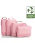 Kufor HEYS Ecotex Compression Packing Cube 4 Pc Set PINK SAND