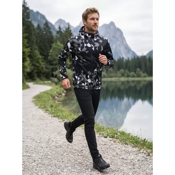  Pánska softshellová bunda premium ALTISPORT VOJ/ALM108JACK01 ČIERNA 