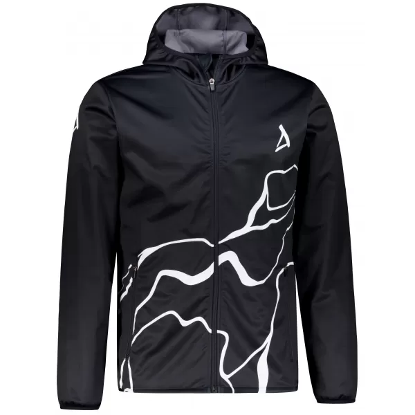  Pánska softshellová bunda premium ALTISPORT VOJ/ALM073JACK01 ČIERNA 
