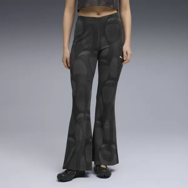  Dámske nohavice PUMA DARE TO FLARED PANTS 632147-01 PUMA ČIERNA 