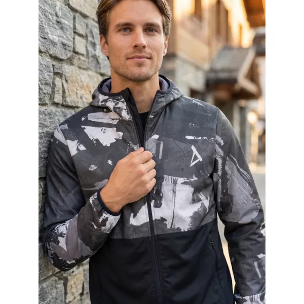  Pánska softshellová bunda premium ALTISPORT VOJ/ALM125JACK01 MASKAC/BLK 