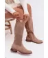Dámske čižmy S.BARSKI HY61-8022 BEIGE