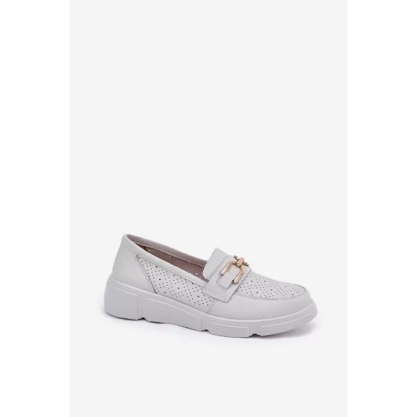 Dámske mokasíny VINCEZA 88007 WHITE 