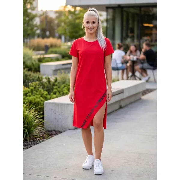  Dámske šaty ALTISPORT HERIA ČERVENÁ 