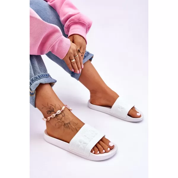  Dámske šľapky BIG STAR LL274A159 WHITE Big Star Shoes 