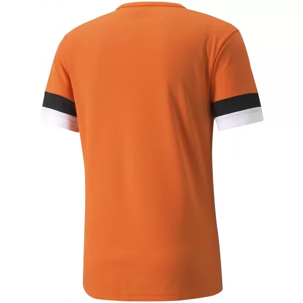  Pánske funkčné tričko PUMA TEAMRISE JERSEY 704932-08 ZLATÝ MAK/ČIERNA/BIELA 
