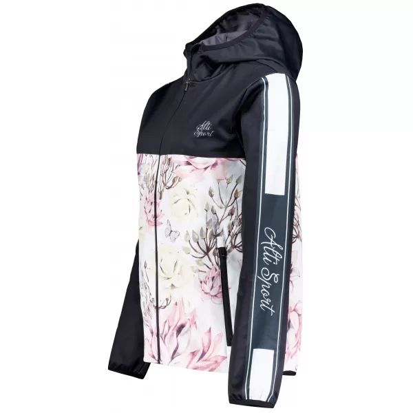  Dámska softshellová bunda premium ALTISPORT VOJ/ALW008JACK01 ČIERNA 