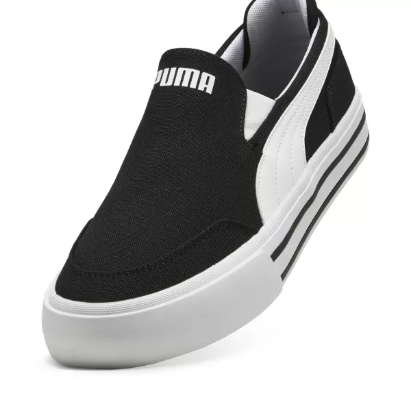  Topánky PUMA COURT CLASSIC VULC SLIPON 400216_02 PUMA BLACK/PUMA WHITE 