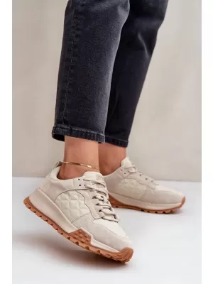 Dámske tenisky BIG STAR OO274A315 BEIGE Big Star Shoes