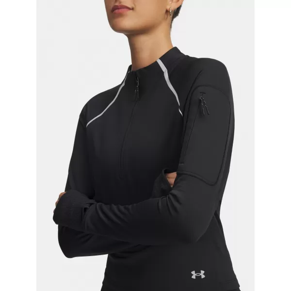  Dámske tričko UNDER ARMOUR UA VELOCITI PRO CW HALF ZIP 6004015-001 ČIERNA 