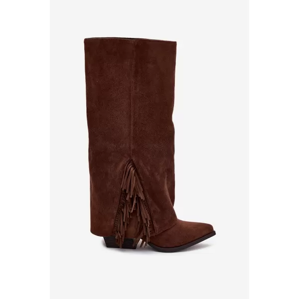  Dámske čižmy BOTO ZALIA 38567 BROWN 