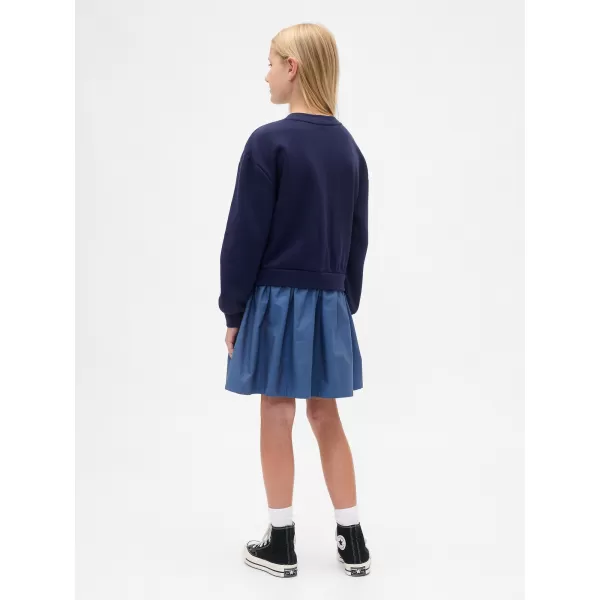  Detské šaty GAP LOGO DRESS 824382-00 NAVY UNIFORM 