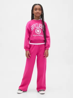 Detské tepláky GAP BAGGY SWEATPANTS 813086-01 BRIGHT FUCHSIA