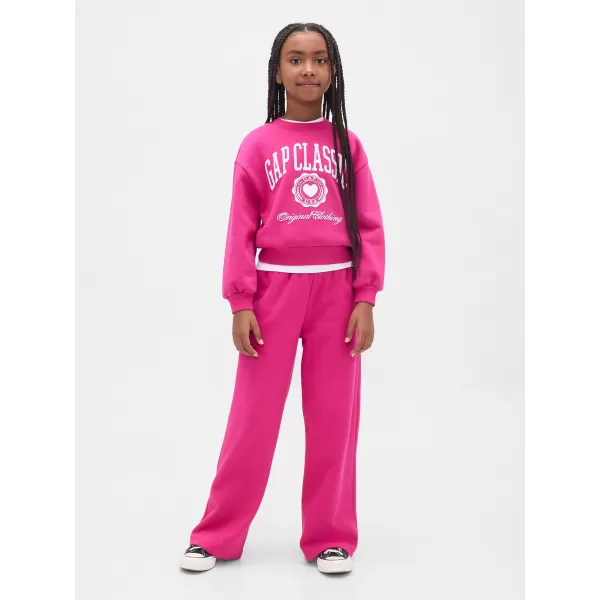  Detské tepláky GAP BAGGY SWEATPANTS 813086-01 BRIGHT FUCHSIA 