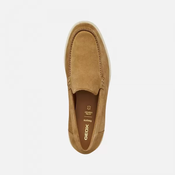  Pánske mokasíny GEOX SPHERICA EC17 G014396 HNEDÁ 