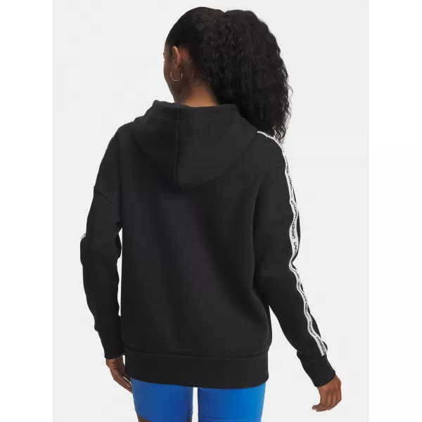  Dámska mikina UNDER ARMOUR ICON FLEECE TAPED HDY 6003708-004 ČIERNA 