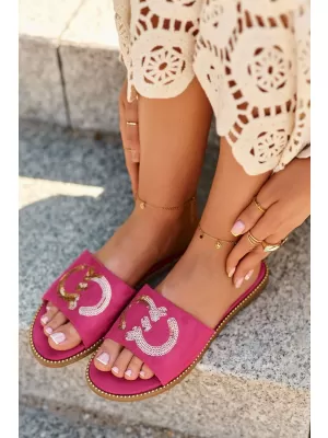 Dámske žabky S.BARSKI KV27-052 FUCHSIA