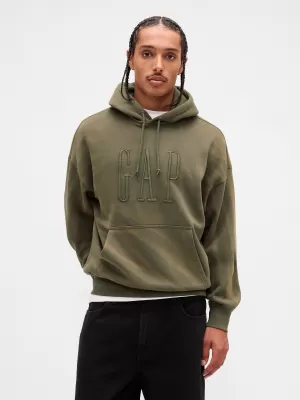 Pánska mikina GAP CORP LOGO HOODIE PULLOVER 851641-00 BLACK MOSS